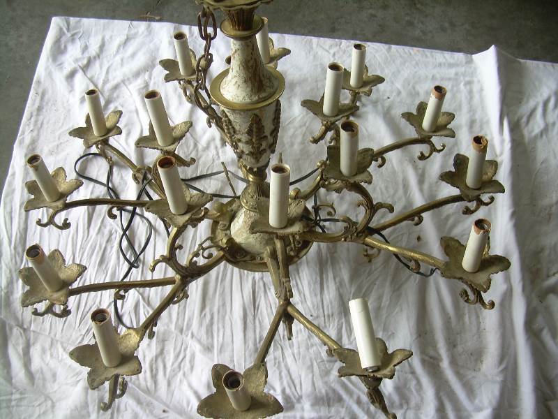 antique light fixture