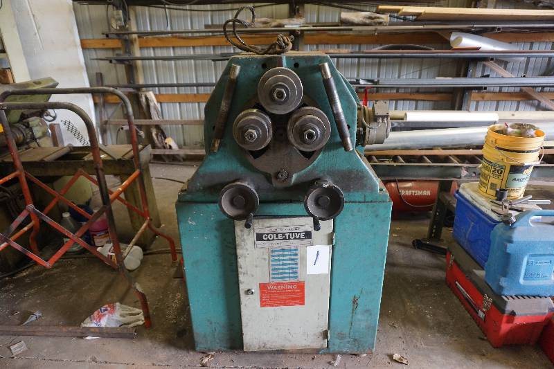Cole Tuve Model ARS-2 Metal Angle Tube and Roller Fabrication Machine