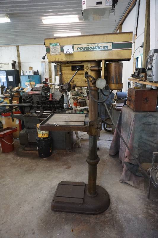 Powermatic Model 1200 Heavy Duty Commercial Drill Press and Stand