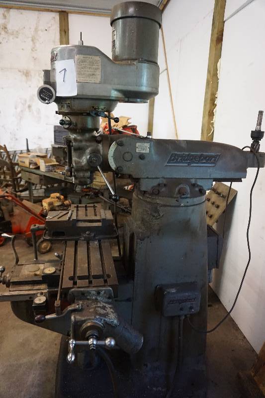 Bridgeport Model J166520 Heavy Duty Fabrication Mill
