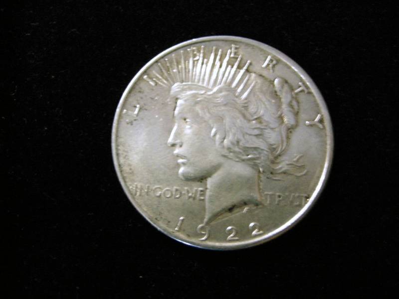 1922 Peace dollar