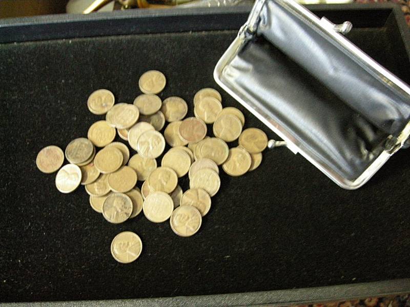 Coin purse wheat pennies