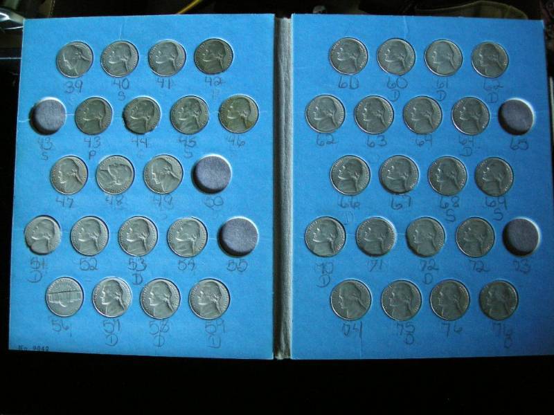 39 Jefferson nickels