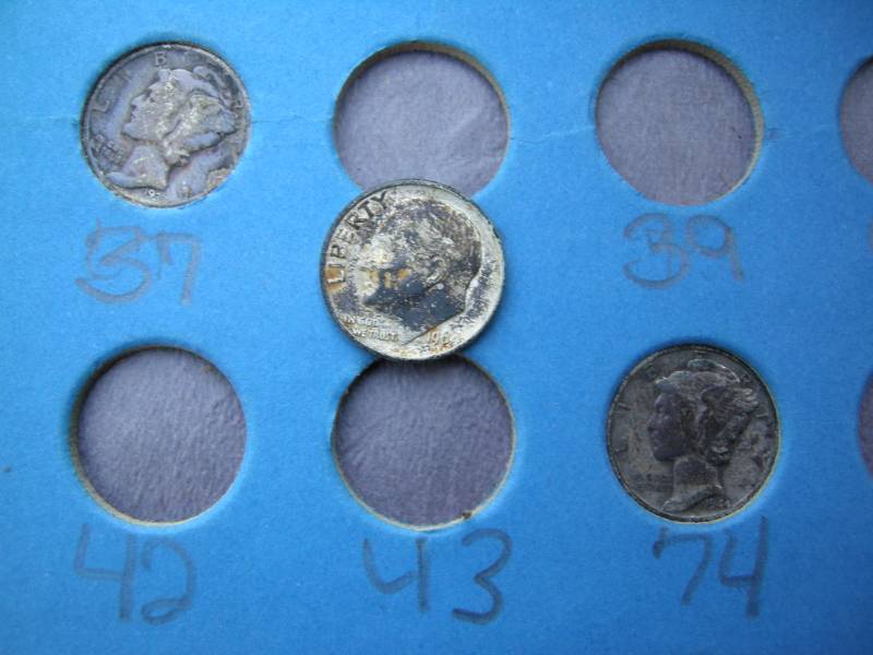 3 silver dimes