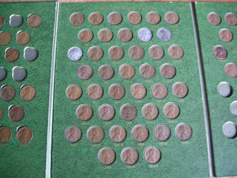 Wheat penny collection