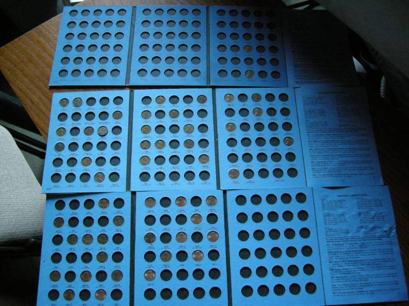 3 wheat penny folders