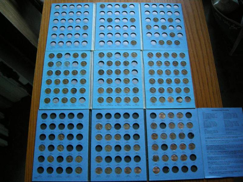 3 wheat penny folders