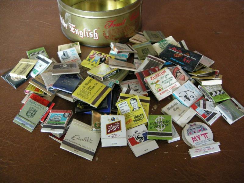 Vintage matchbook collection