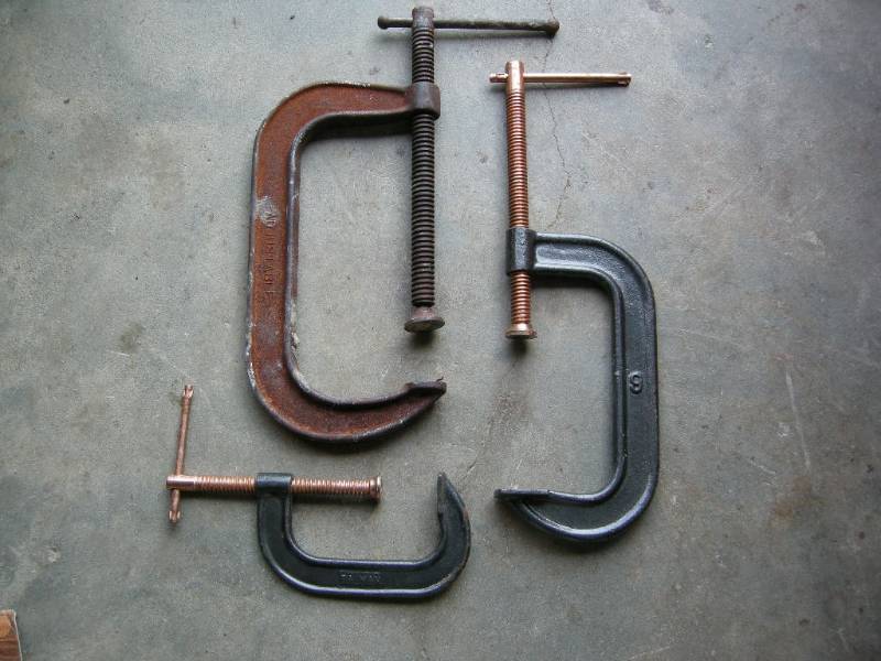3 clamps
