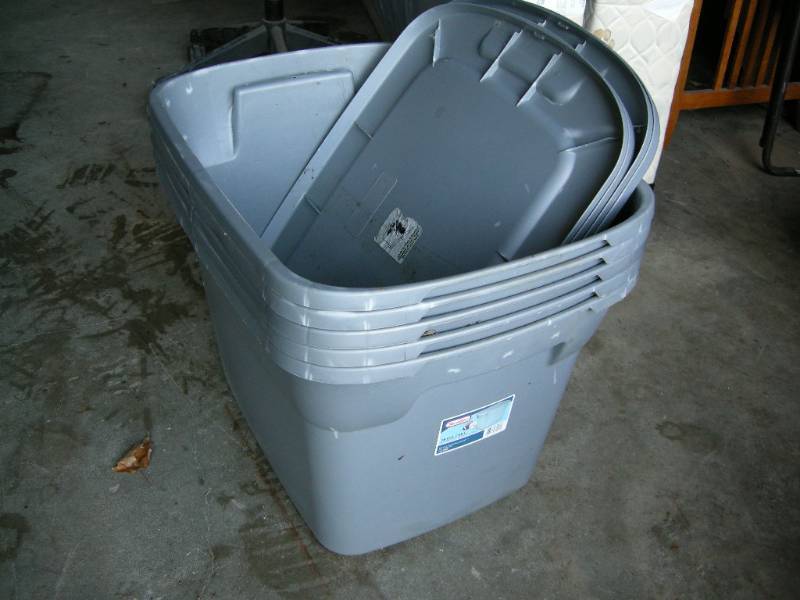 5 Sterlite totes