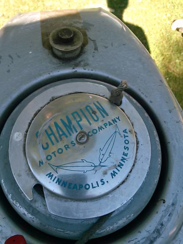 1940 CHAMPION 3.5HP OUTBOARD-AWESOME CONDITION-ALL ORIGINAL-VERY RARE