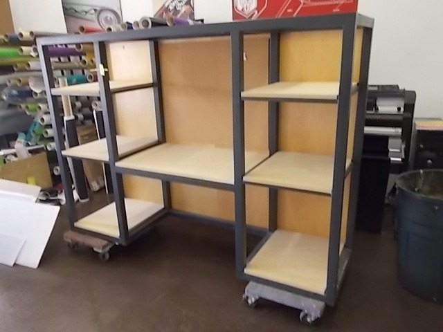 lot 12 image: Heavy Duty Desk  Cabinet
