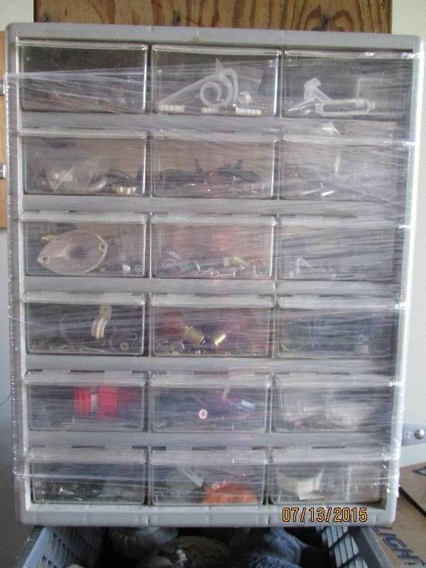 Large 18 drawer organizer full of h...