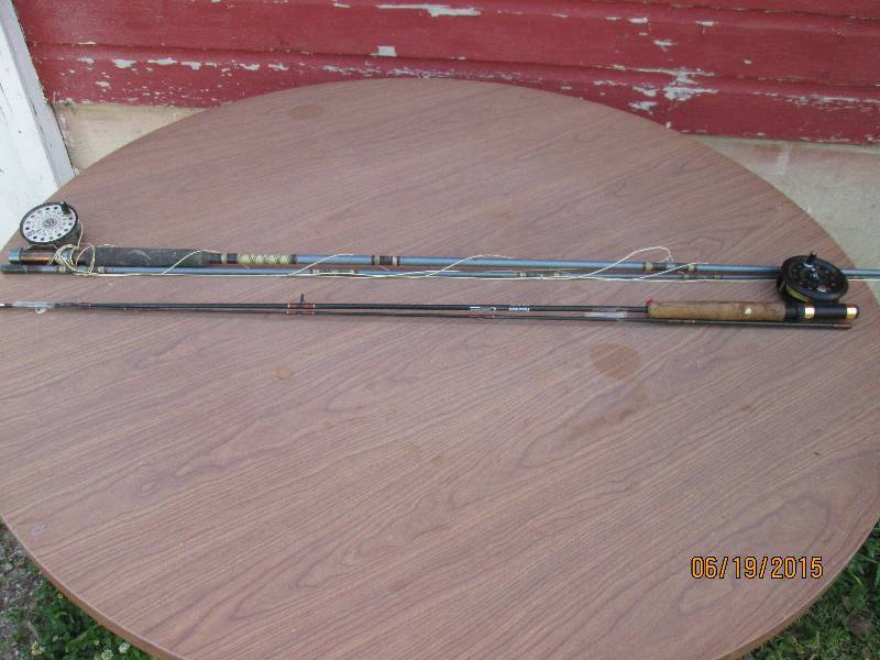 Pair of fly fishing rods. Shakespea...