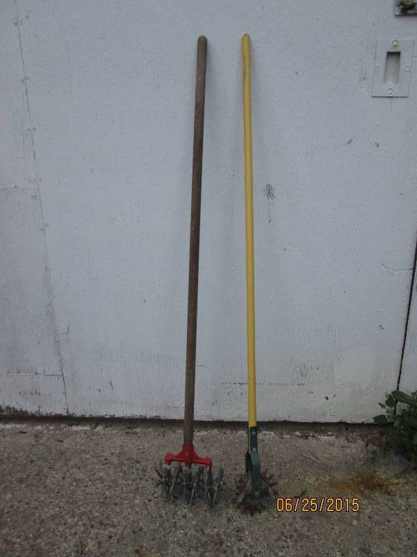 Pair of rotary weeding tools for th...