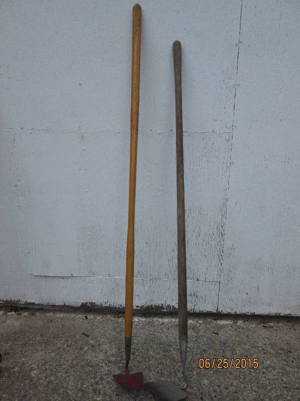 Pair of hoes...