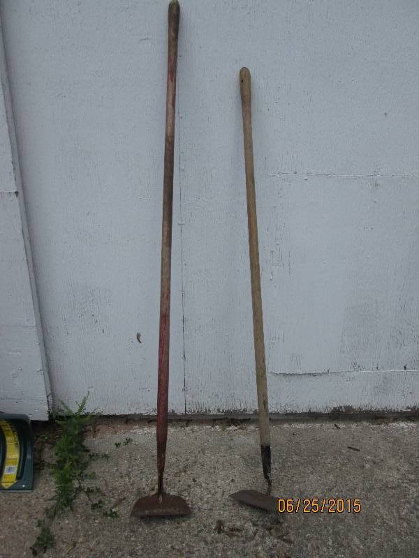 Pair of hoes...