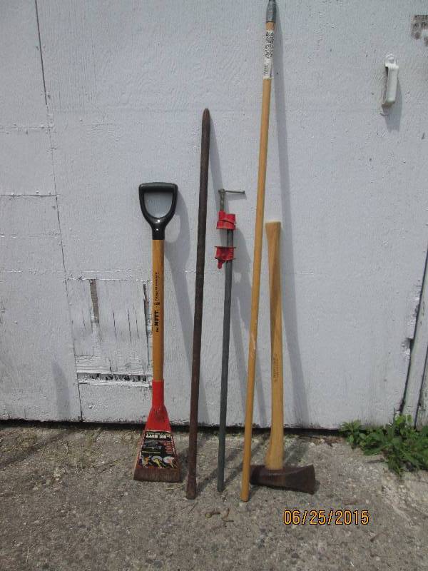 Lot of miscellaneous tools. Chopper...