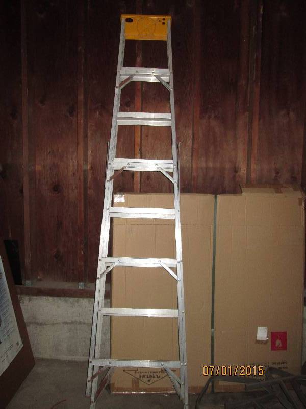 New 6-step aluminum ladder...