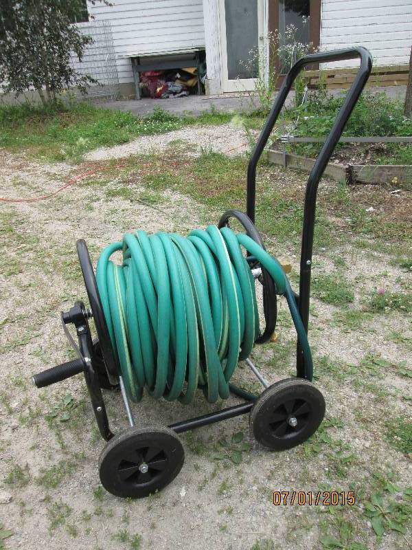 Hose and reel on wheels...