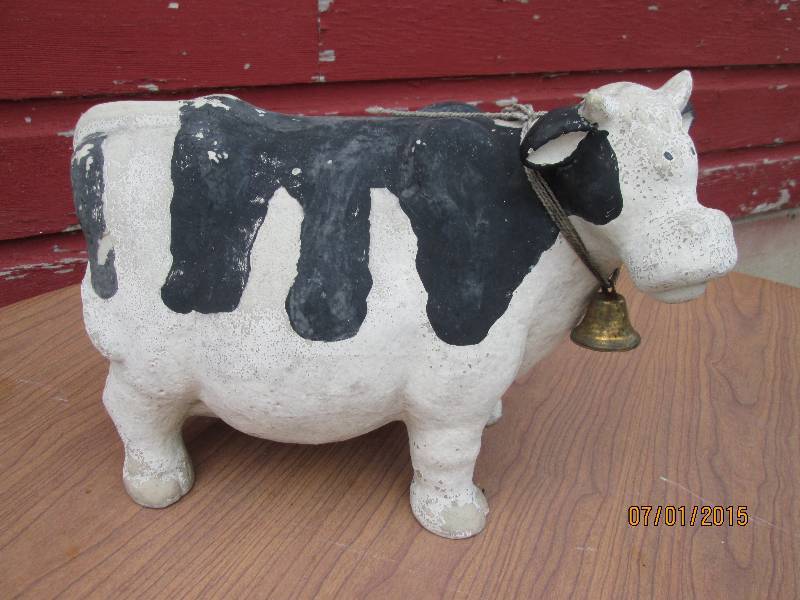 Cow lawn ornament...