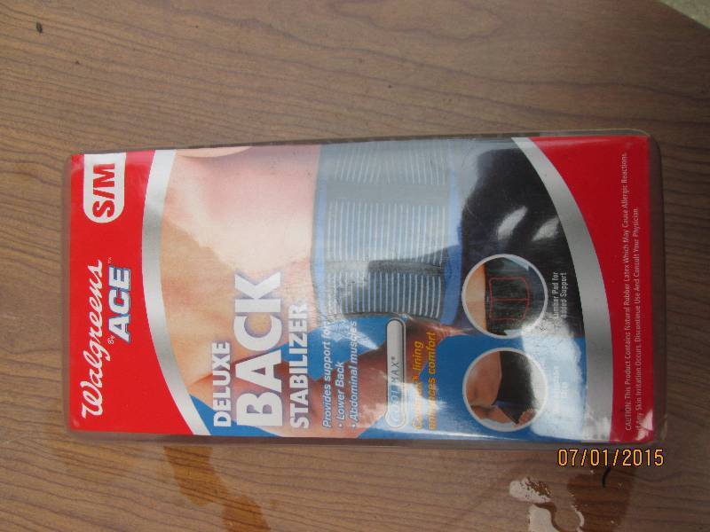Ace back stabilizer. Size smallmed...