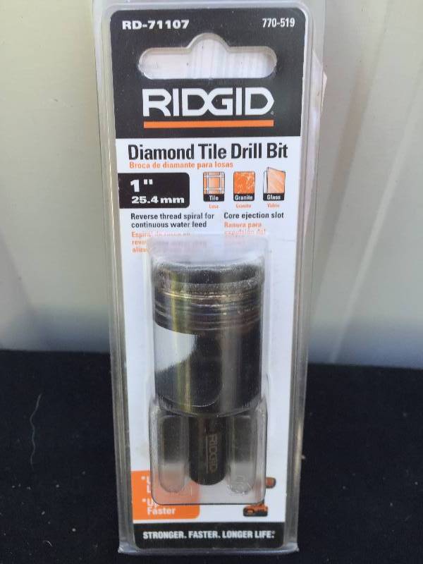 lot 38 image: Ridgid Diamond Tile Bit