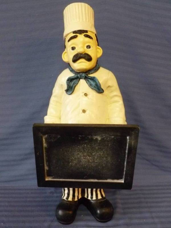 lot 7 image: Large Chef Menu Display