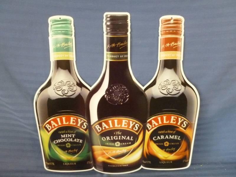 lot 51 image: Baileys Metal Sign