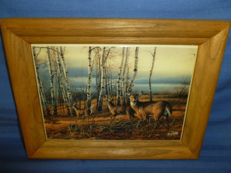 lot 54 image: Terry Redlin Picture Tile