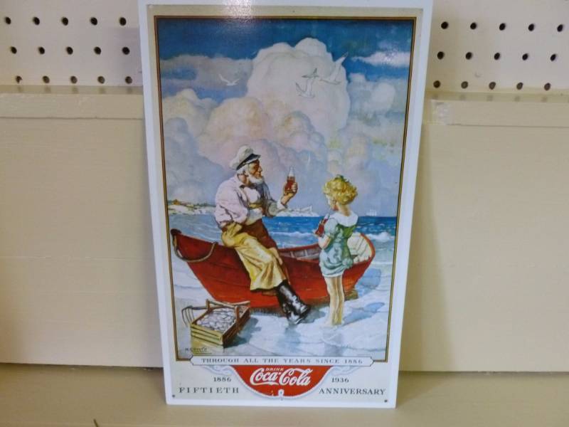 lot 153 image: Metal Sign
