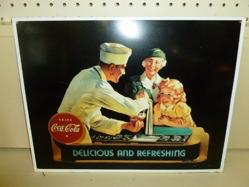 lot 156 image: Metal Sign