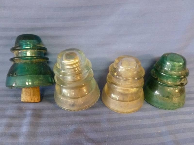 lot 167 image: Antique Glass Insulators