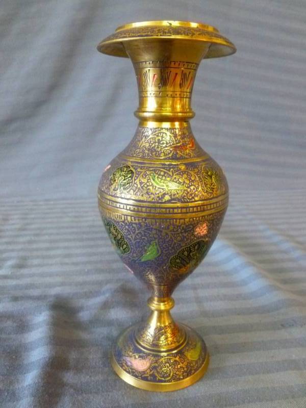 lot 187 image: Cast Brass Vase
