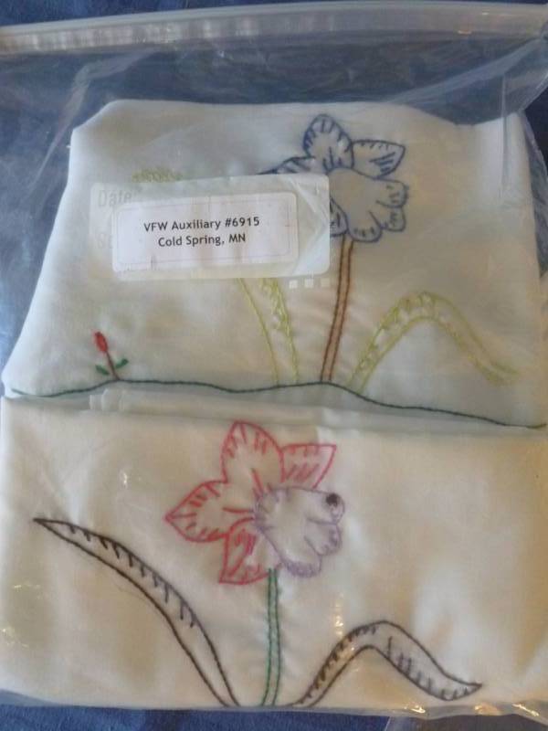 lot 218 image: Embroidered Dish Towels