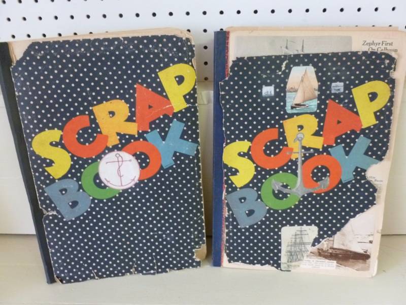 lot 241 image: Vintage Scrap Books