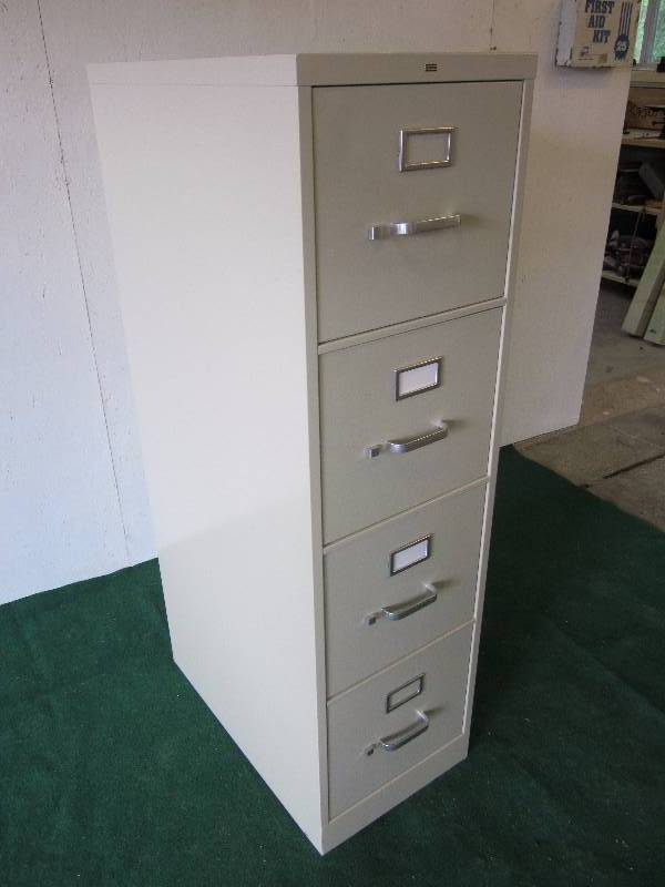 lot 10 image: Four Drawer File Cabinet