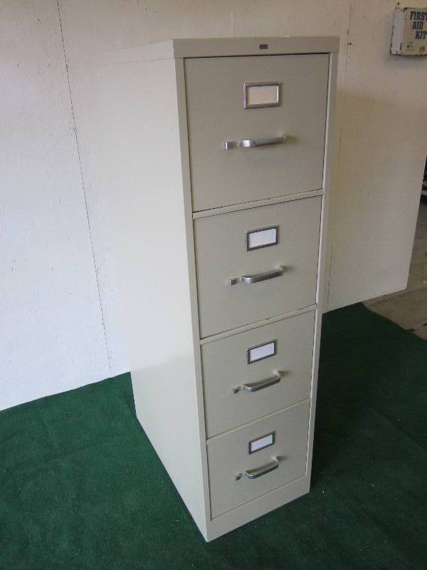 lot 11 image: Four Drawer File Cabinet