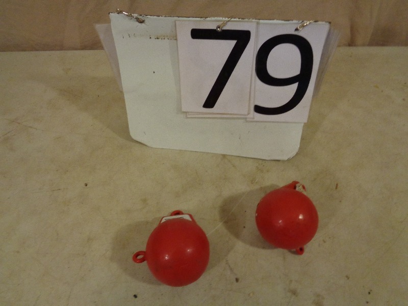 lot 79 image: 2 - 5 lb Down Rigger Weights