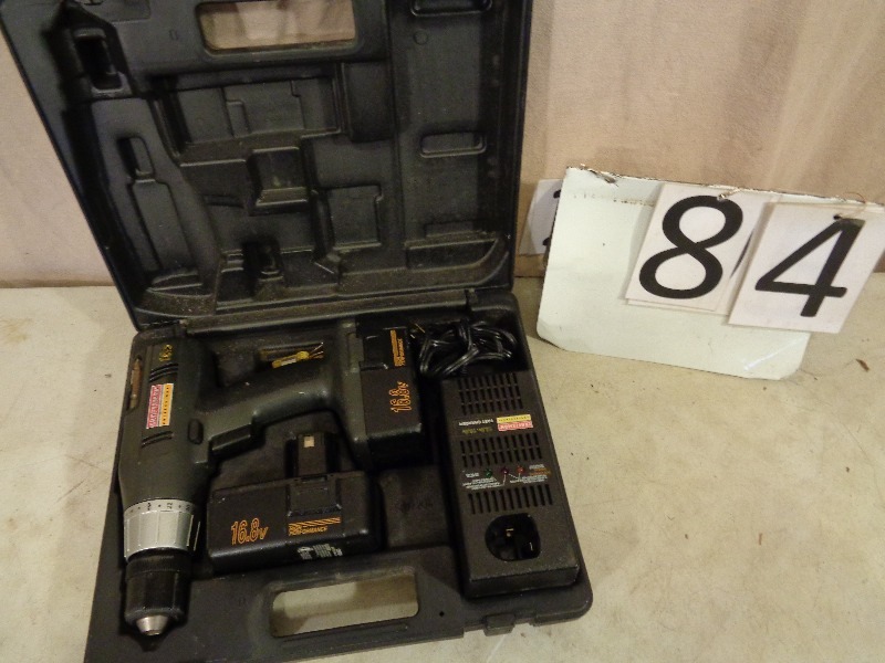 lot 84 image: Craftsman 16.8 volt Drill