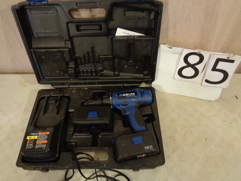 lot 85 image: Delta 18 volt Drill