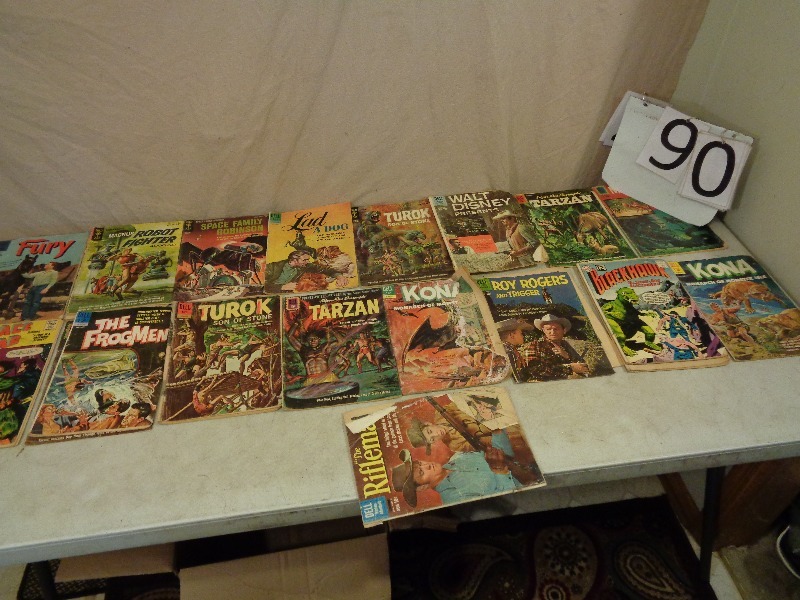 lot 90 image: Assorted Vintage Comic Books