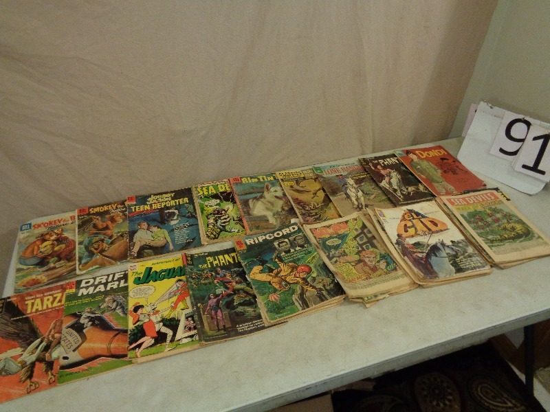 lot 93 image: Assorted Vintage Comic Books