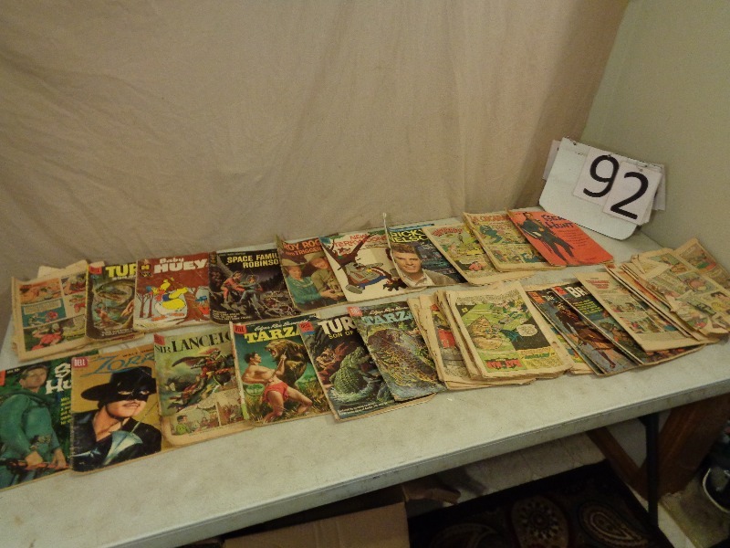 lot 92 image: Assorted Vintage Comic Books