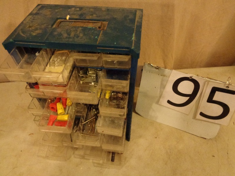 lot 95 image: Hardware Organizer with Hardware