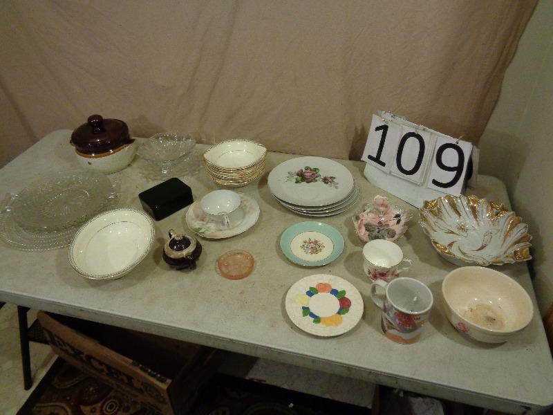lot 109 image: Assorted China and Glassware