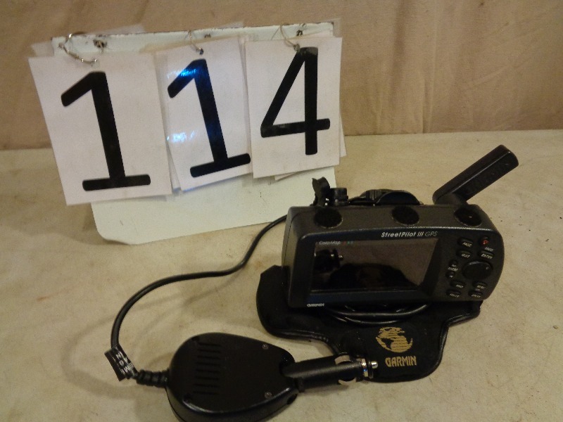 lot 114 image: Garmin Streetpilot III GPS Navigation