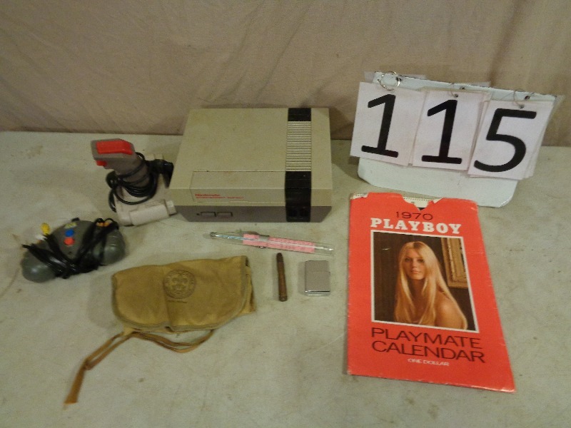 lot 115 image: Nintendo, Joystick, Boyscout Pouch, Zippo, Lighter and More