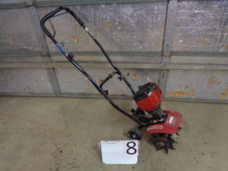 lot 8 image: Craftsman Mini Tiller