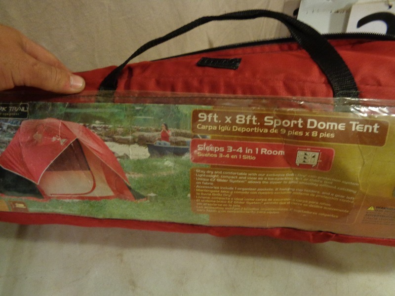 lot 20 image: Ozark Trail Tent and Multi Purpose Basket